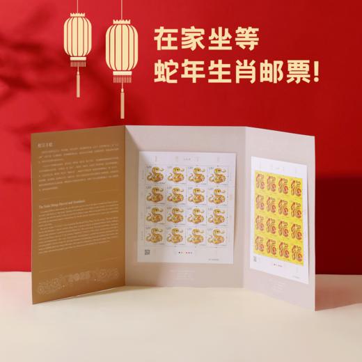 2025乙巳蛇年生肖邮票 大版票/小版票，吉祥喜气新年礼！邮政发行，真品保证 商品图0