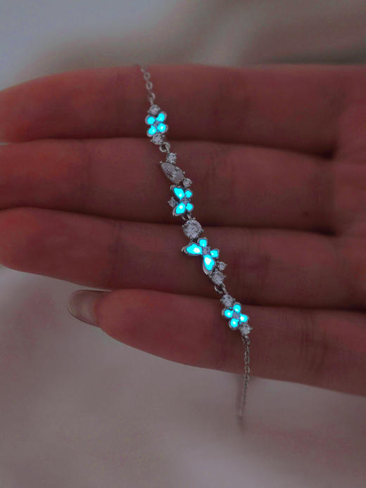 【夜光 希望之翼】卡蒂罗/KADER 闪闪蝶舞 蝶恋花 夜光蝴蝶双链 在逃公主温柔少女心森系转运上岸清冷感 商品图8