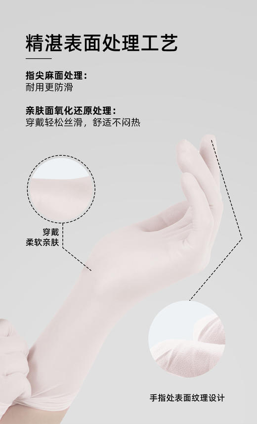 🔥【秉秀丁腈手套（耐用型）】👏翻盖设计 轻松翻开，随时抽取更加方便便捷，🥰更好的避免了浪费和污染！ 商品图7