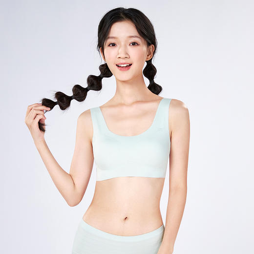 都市丽人内衣薄泳布少女优选二阶无钢圈少女文胸BBH2Q4 商品图1