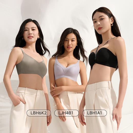 都市丽人内衣薄泳布小弹簧无钢圈VBRALBH6K2 商品图3