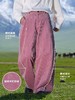 马得工地/ MDGDCK244407/灯芯绒流苏毛边长裤 商品缩略图0
