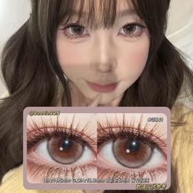 DEEKAY半年抛·G341·14.5mm(着色参考13.8mm) 0-1000度(有525/575) 韩产进口·(建议佩戴3-4个月左右更换)·贵妇DK 适合敏感眼