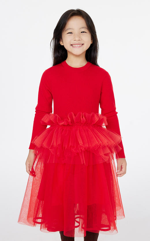 jnby  25年春款  长袖毛衫连衣裙  1P1G12900 商品图9