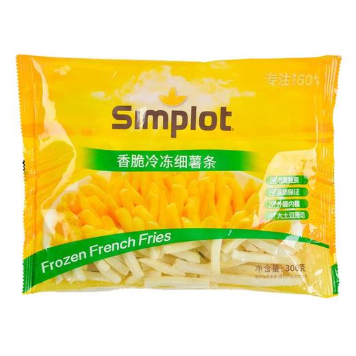辛普劳香脆冷冻细薯条300g/袋 商品图0
