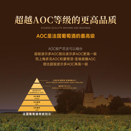 【拉菲孪生酒款·全球限量】埃德蒙·罗斯柴尔德系列干红葡萄酒 比AOC更高的品质 商品图3