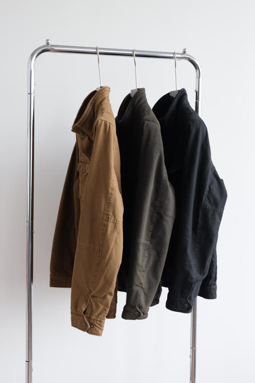 L.V.S 小李出口元单 重水洗做旧vintage 立领棉服夹克 WT812 商品图4