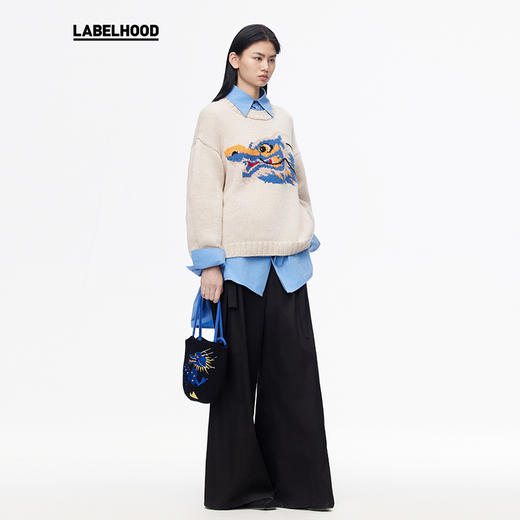 【THE FLOCKS × LABELHOOD】蕾虎联名时尚龙头手织毛衣 商品图2