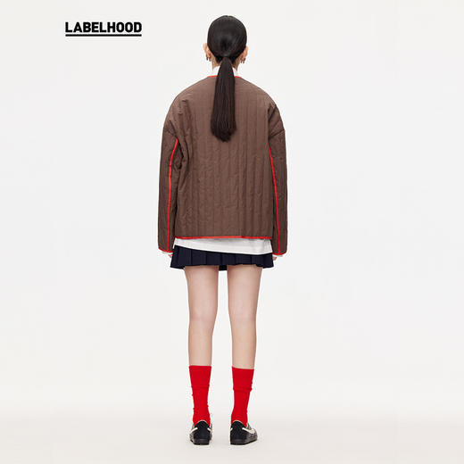 【THE LAWN×LABELHOOD】蕾虎联名25早春半月型中式工装棉夹克女 商品图2