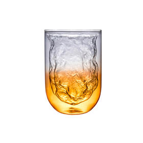 SELETTI 红酒杯 双层星空杯 玻璃杯酒杯双层水杯威士忌星空杯耐高温手工吹制设计