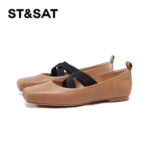 【柔软羊皮】星期六法式气质方头芭蕾玛丽珍SSD1111016 商品图10