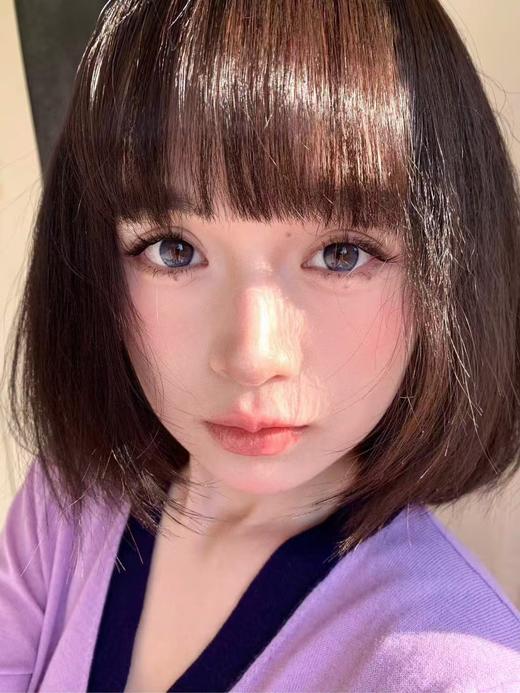 【半年抛中直径】Lulualice-亮蓝灰-14.2mm【半年抛 0-1000度 有525/575】 商品图5