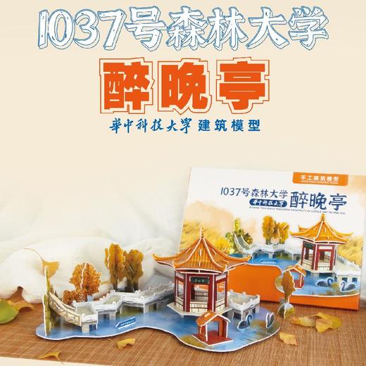 华中科技大学建筑模型系列-醉晚亭 商品图0