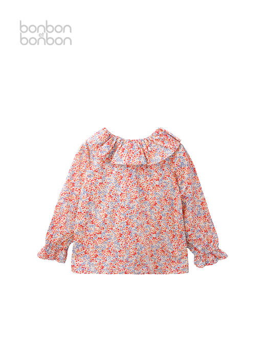 小浆果荷叶边上衣 商品图0