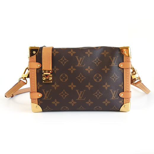 【95新】LV路易威登M46358 中号老花秀款谷爱凌软盒子Side Trunk单肩包050125TJ10  现售价：16300 商品图0