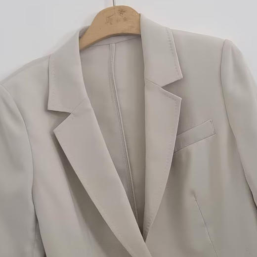 VIVIAN LIU薇薇安刘TD2443101初秋女装新款翻领收腰圆摆西装外套 商品图3