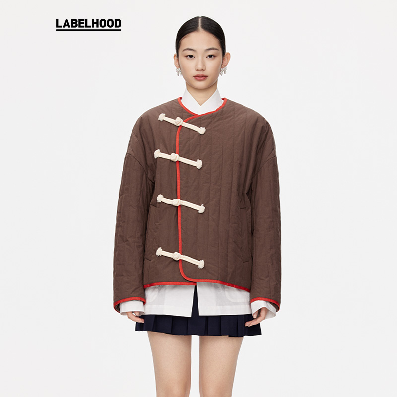 【THE LAWN×LABELHOOD】蕾虎联名25早春半月型中式工装棉夹克女