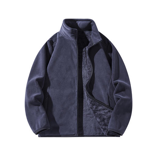 幸运鹿  防风立领加厚抓绒衣 8806 商品图11