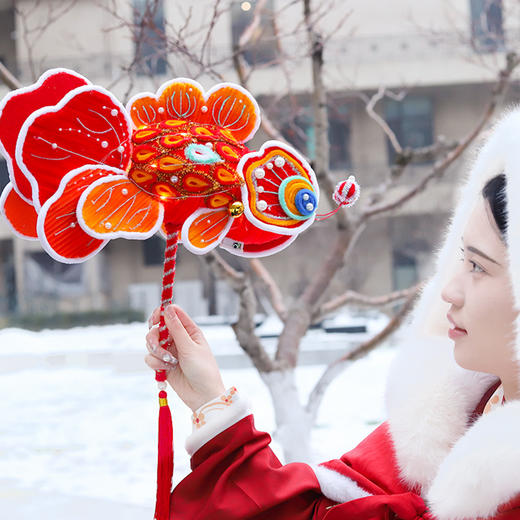 【赠视频教程】新年灯笼锦鲤鱼灯 欢鱼胜意鱼灯扭扭棒 品质超好 大灯笼 手工编织DIY春节玩具礼物  商品图3