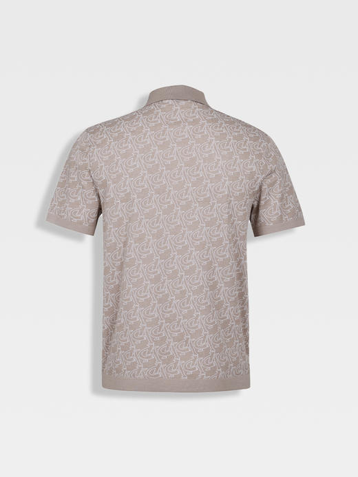 callisto卡其色棉混纺T恤 商品图1