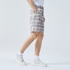 柒牌男式休闲短裤夏季新款时尚潮流格纹提花中青年休闲百搭直筒裤128H73890 商品缩略图2