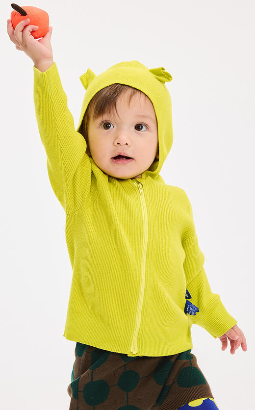 jnby   25年春款  长款开襟毛衫  YP1310170 商品图3