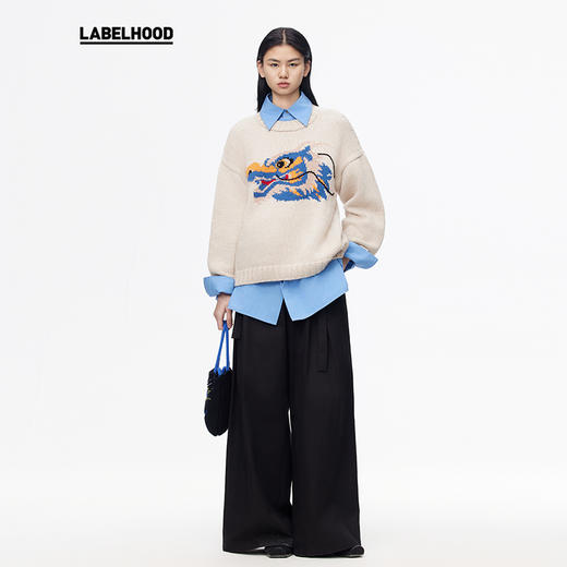 【THE FLOCKS × LABELHOOD】蕾虎联名时尚龙头手织毛衣 商品图1