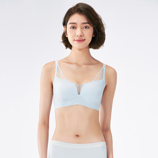 都市丽人内衣薄泳布VBRA无钢圈LBH61K 商品图1