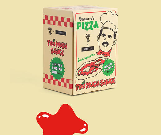 SELETTI 限量披萨摆件 披萨摆件客厅桌面JustinBieber限量款艺术家高级小众礼物 限量1889个 商品图5