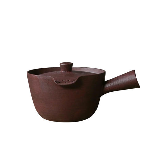 茶香记 岩墨山房果茶炖盅400ml泡茶壶文人器古拙老味十足功夫茶具 商品图4