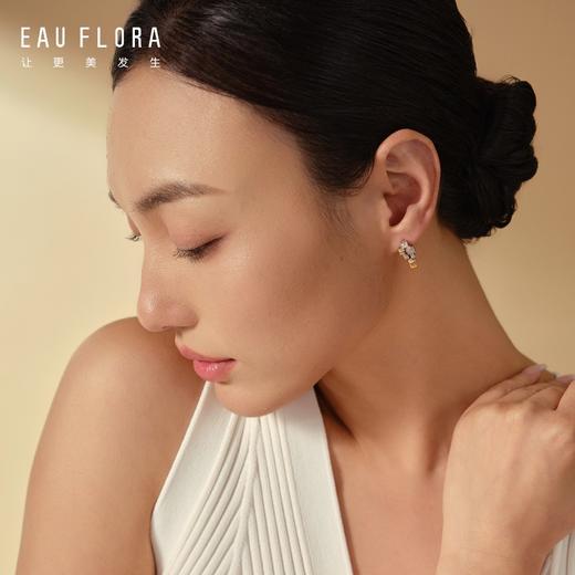 【极光】几何造型闪锆耳钉 商品图2