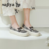 Safiya/索菲娅2025春新款猫咪复古百搭厚底懒人休闲渔夫鞋 SFD1112243 商品缩略图2