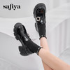 预售12天 | Safiya/索菲娅2025甜酷英伦风钻扣漆皮厚底增高乐福鞋SFD1112148 商品缩略图3