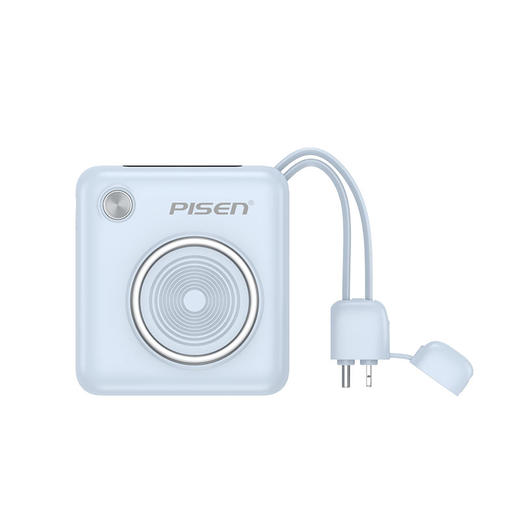 品胜 掌中宝22.5W双快充线移动电源10000毫安 LED数显充电宝 自带双线苹果/C口数据线 商品图5