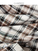 西嘉全棉正反两穿格子衬衫女2025春季新款小众设计感休闲通勤上衣（CS2501030） 商品缩略图4