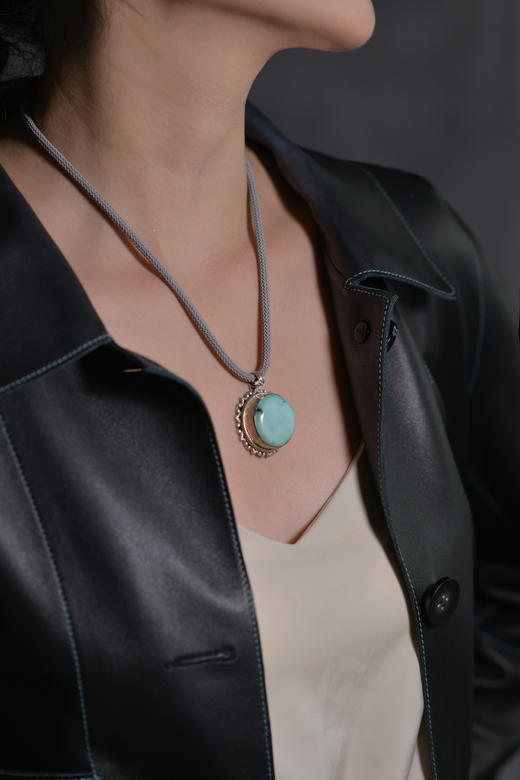 绿松石绳编项链 商品图2