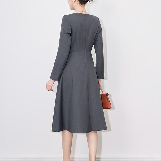 【高货wl】全新升级【铂金会员330/天猫439/差价109】(11636) 洛诗琳2025春季新款高级感轻奢精致亮丝钉钻收腰连衣裙 商品图4