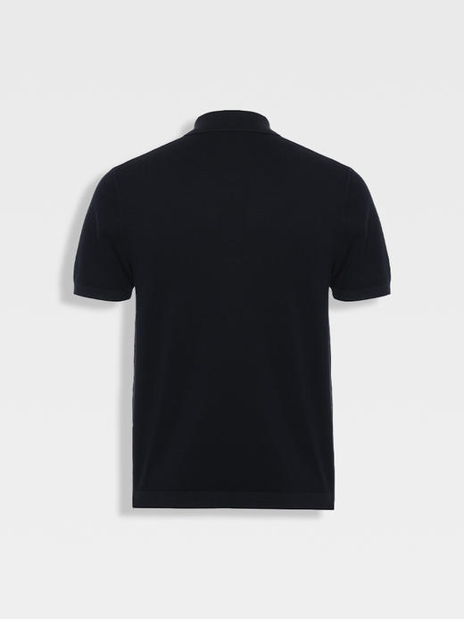 callisto藏青棉混纺T恤 商品图1