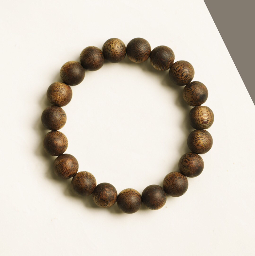 【青山特惠】10mm19颗 绿棋楠 沉香手链 7.8g c10