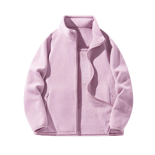 幸运鹿  防风立领加厚抓绒衣 8806 商品图9