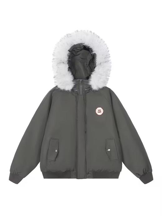 马得工地/ MDGDYR251141/连帽毛领派克羽绒服 商品图3