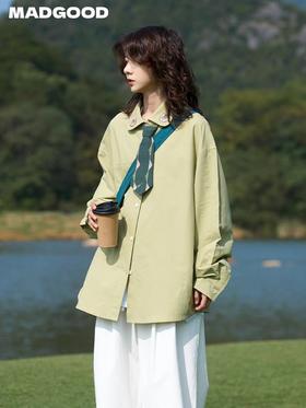 马得工地/MDGDCS244357/休闲贝壳元素毛巾绣衬衫