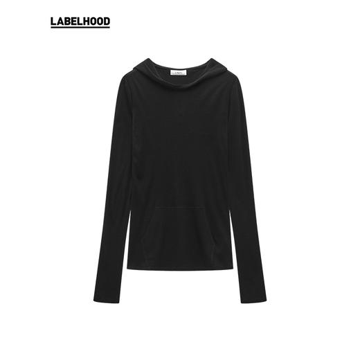 【Liegee】蕾虎新款时尚气质连帽开袖卫衣潮流设计感上衣 商品图2