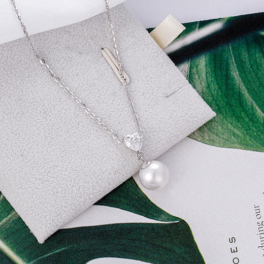 Fanci范琦 璀璨之心淡水珍珠项链女轻奢小众高级时尚精致 商品图3