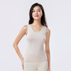 都市丽人特殊面料宽肩背心细罗纹时尚美搭宽肩背心LVH6A2 商品缩略图1