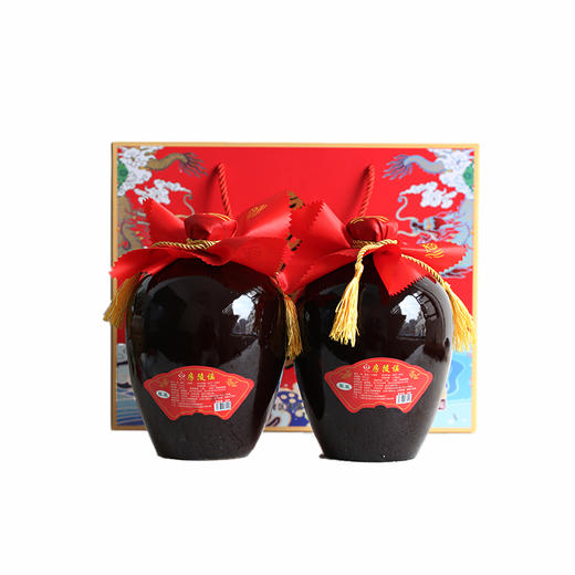 【全国包邮，部分地区除外】天泉 房陵谣原浆黄酒礼盒装 1.5kg*2坛 商品图1
