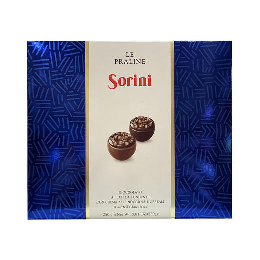 250g索里尼榛果谷物夹心巧克力制品礼盒 商品图0