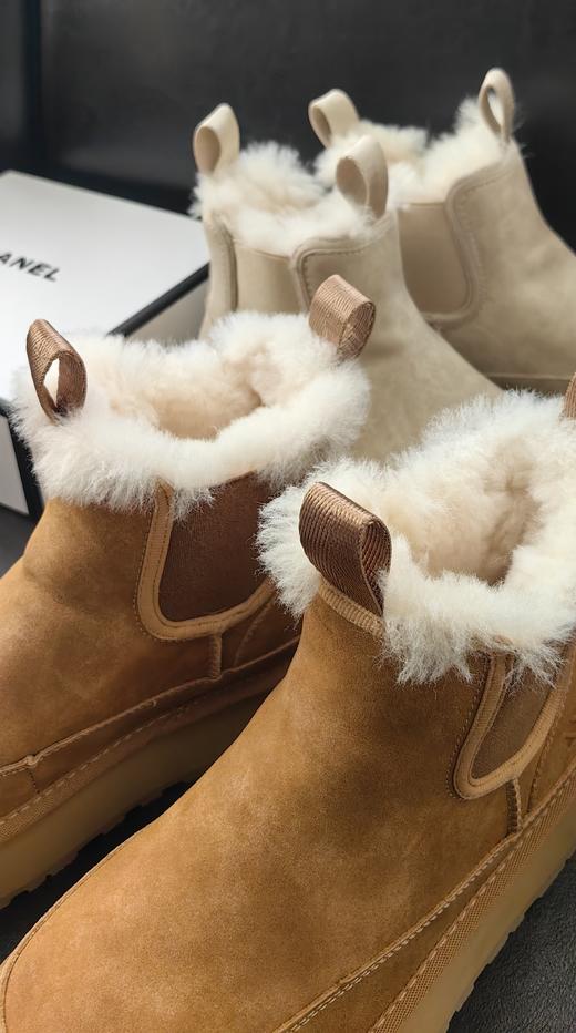 小众原单切尔西纯羊毛纯皮雪地靴 商品图9