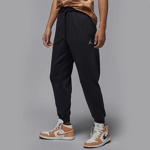 NIKE耐克男子春新款刺绣logo束脚抓绒户外保暖长裤HF9310-045 商品图0