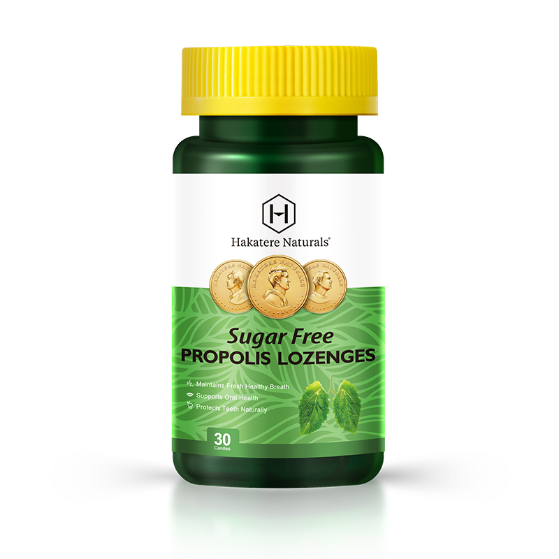 荷塔威蜂胶无糖含片 护嗓润喉糖 薄荷味 新西兰进口 30粒/瓶